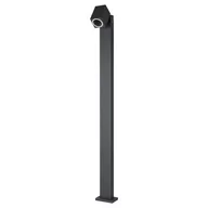 Lampy ogrodowe - Kobi QUAZAR 15S Szary słupek ogrodowy wys. 1m KTLOQZ15SSZ KTLOQZ15SSZ - miniaturka - grafika 1
