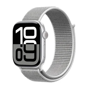 Pasek CRONG Nylon do Apple Watch (38/40/41/42mm) Szary - Akcesoria do smartwatchy - miniaturka - grafika 2