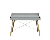 Szafy i szafki dla dzieci - Biurko szare Lotta Grey 120x60 - miniaturka - grafika 1