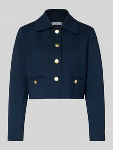 Żakiet krótki o kroju regular fit z mieszanki wiskozy model ‘PUNTO’ - Marynarki i żakiety damskie - miniaturka - grafika 1