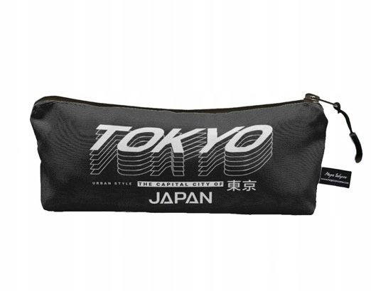 Saszetka PIÓRNIK SZKOLNY TOKYO nadruk przybory