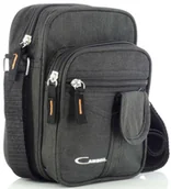 Torby męskie - TORBA MĘSKA NA RAMIĘ SASZETKA SPORTOWA MIEJSKA ORGANZER NA DOKUMENTY - miniaturka - grafika 1