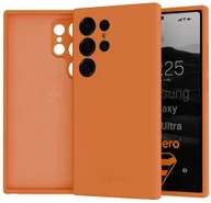 Etui i futerały do telefonów - SUPERO Etui silikonowe Supero MagSafe do Samsung Galaxy S24 Ultra, pomarańczowe - miniaturka - grafika 1