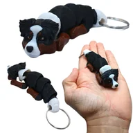 Breloki - Ruchomy Brelok - Pies Aussie, Owczarek Australijski, Brelok do Kluczy - miniaturka - grafika 1