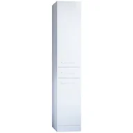 Szafki łazienkowe - Szafka łazienkowa wysoka SLIM SL1 biały laminat - miniaturka - grafika 1