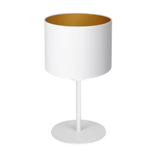 Luminex Arden 3451 Lampa stołowa lampka 1x60W E27 biały/złoty - Lampy stojące - miniaturka - grafika 1