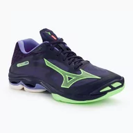 Buty sportowe męskie - Buty do siatkówki męskie Mizuno Wave Lightning Z7 evening blue/tech green/lolite - miniaturka - grafika 1