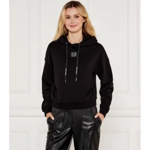 Armani Exchange Bluza Loose fit - Bluzy damskie - miniaturka - grafika 1