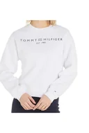 Bluzy damskie - Bluza damska Tommy Hilfiger Mdrn Reg Corp Logo dresowa klasyczna z polarem-XXL - miniaturka - grafika 1