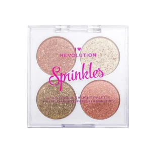 Makeup Revolution Blush & Sprinkles paletka różów do twarzy Confertti Cookie - Róże do policzków - miniaturka - grafika 1