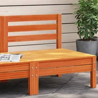 Sofy ogrodowe - vidaXL Ogrodowa sofa bez podłokietników, woskowy brąz, lita sosna - miniaturka - grafika 1