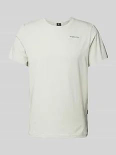 T-shirt o kroju slim fit z detalem z logo - Koszulki męskie - miniaturka - grafika 1