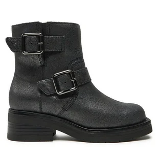 Botki Clarks Rebelle Buckle 26178889 Srebrny - Botki damskie - miniaturka - grafika 1