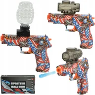 Zabawki militarne - Pistolet Karabin Na Kulki Żelowe Elektryk Automat - miniaturka - grafika 1