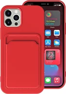 Etui i futerały do telefonów - König Design Etui kompatybilne z Apple iPhone 12 Pro Plastikowe, miękkie etui na telefon komórkowy - Etui na telefon komórkowy czerwone - miniaturka - grafika 1