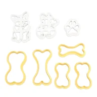 Dodatki do ciast w proszku - Zestaw 8 plastikowych foremek do ciastek w kształcie psich przysmaków do samodzielnego pieczenia - miniaturka - grafika 1