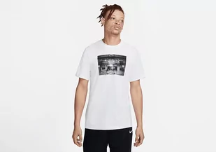 Nike Dri-Fit Photo Basketball Tee White - Koszulki męskie - miniaturka - grafika 1
