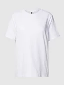 Koszulki i topy damskie - T-shirt w jednolitym kolorze model ‘RIA’ - miniaturka - grafika 1