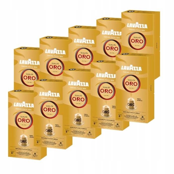 Zestaw Kapsułki do Nespresso Lavazza Qualita Oro 10x10szt 100 sztuk