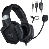 Słuchawki - ONIKUMA K8 czarne - miniaturka - grafika 1