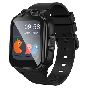 Smartwatch dla dzieci Hoco 1,69" 4G GPS z funkcją rozmowy Y104 czarny - Akcesoria do smartwatchy - miniaturka - grafika 1