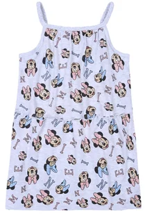 Letnia, dziewczęca, szara sukienka MINNIE Disney 2-3 lat 98 cm - Sukienki - miniaturka - grafika 1