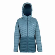 Kurtki i kamizelki sportowe damskie - Kurtka damska Regatta Women’s Hooded Leedre Hybrid Rozmiar: XXXL / Kolor: jasnoniebieski - miniaturka - grafika 1