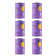 Owoce w puszkach i słoikach - Quality Food Pulpa z mango Alphonso 99,9% mango Zestaw 6 x 450 g - miniaturka - grafika 1