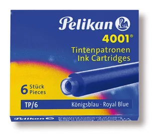 Naboje atramentowe 4001, krótkie, niebieskie, 6 sztuk - Naboje i atramenty - miniaturka - grafika 1