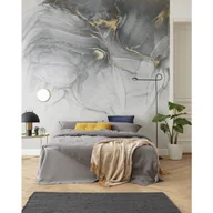 Fototapety - Fototapeta akwarela szarymIzłotym - 300 x 280 cm - SANDERS & SANDERS - miniaturka - grafika 1