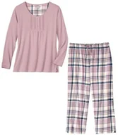 Piżamy damskie - Bawełniana piżama w kratę Kobieta Atlas For Men - Kolor : Krata - Rozmiar : 36/38 - miniaturka - grafika 1