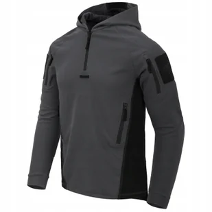 Bluza Meska Z Kapturem Kangurka Range Hoodie Helikon Szaro/czarna - Bluzy męskie - miniaturka - grafika 1