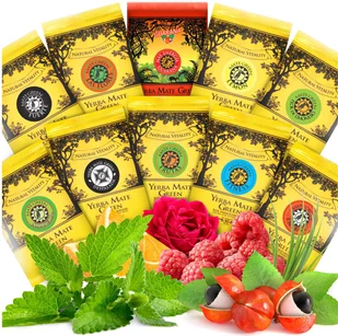 Yerba Mate Zestaw 10x50 g - brazylijska herbata yerba mate MATE GREEN zestaw 500g - Yerba Mate - miniaturka - grafika 1