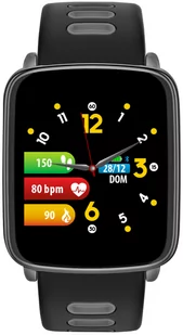 Techmade Macro Czarny - Smartwatch - miniaturka - grafika 1