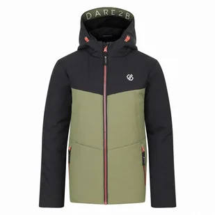 Dziecięca kurtka zimowa Dare 2b Jolly Jacket Rozmiar dziecięcy: 158-164 / Kolor: czarny/zielony - Kurtki i płaszcze dla chłopców - miniaturka - grafika 1