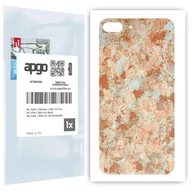 Szkła hartowane na telefon - Folia naklejka skórka strukturalna na TYŁ do Apple iPhone 8 Plus - Kamień Piaskowiec - apgo SKINS - miniaturka - grafika 1
