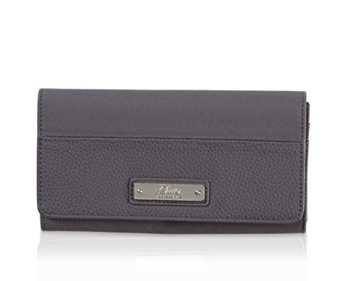 s.Oliver (Bags) damskie 39.410.93.8767 portmonetki, 19x10x1 cm, szary - Szary szary 9478-19x10x1 cm (B x H x T)