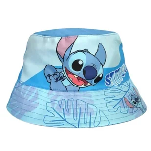 Kapelusz materiałowy na lato czapka Stitch 54cm - Czapki damskie - miniaturka - grafika 1