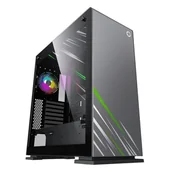 Obudowy komputerowe - Coil Obudowa Tower Atx Midi Usb 3.0 Pc Komputerowa Rgb Led Do Komputera Gaming Szkło Vega Pro Grey - miniaturka - grafika 1