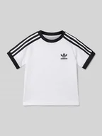 Koszulki dla chłopców - T-shirt z wyhaftowanym logo - miniaturka - grafika 1