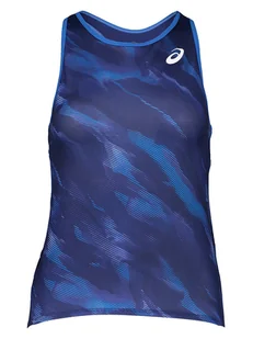 asics Top sportowy w kolorze granatowym - Koszulki sportowe damskie - miniaturka - grafika 1