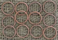 Biżuteria - akcesoria - [-01006] Ogniwka otwarte 10mm miedziane 50szt - miniaturka - grafika 1