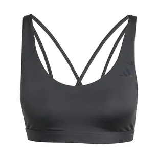 adidas Damski biustonosz dla dorosłych All Me Essentials Medium Support Bra XL czarny - Biustonosze - miniaturka - grafika 1