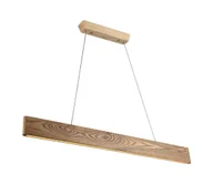 Lampy sufitowe - LED Żyrandol na lince LED/24W/230V 3000K brązowy - miniaturka - grafika 1