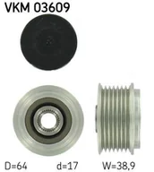 Alternatory - SKF KOŁO PASOWE ALTERNATORA SKF VKM 03609 NISSAN PATROL GR/TERRANO/OPEL MOVANO/RENAULT MASTER III SKF VKM 03609 - miniaturka - grafika 1