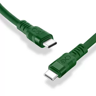 Kabel USBC-USBC eXc WHIPPY Pro 2m butelkowa zieleń - Kable USB - miniaturka - grafika 1