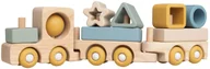 Pociągi dla dzieci - New! Baby's only wooden toy train 10+ Swirl BO-860.852.810.50 - miniaturka - grafika 1