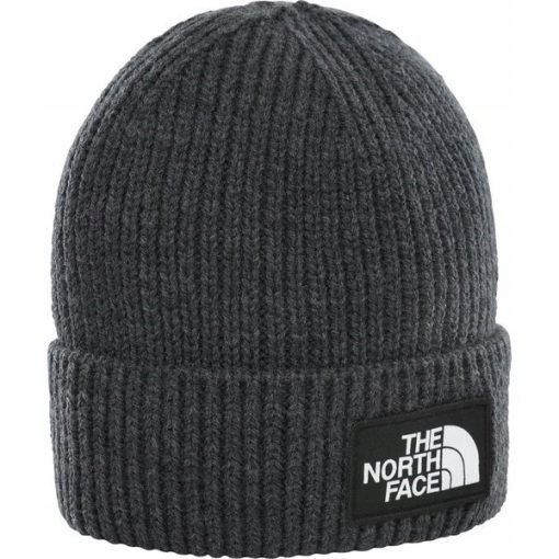 Czapka zimowa z grubej dzianiny THE NORTH FACE uniwersalny kolor grafitowy