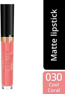Max Factor Lipfinity Velvet Matte Pomadka do ust w płynie Cool Coral nr 030 - Balsamy do ust - miniaturka - grafika 5