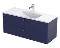 Szafki łazienkowe - Oristo Szafka wisząca podumywalkowa SIENA 120 cm, GRANATOWY MAT OR45-SD2S-120-14 - miniaturka - grafika 1